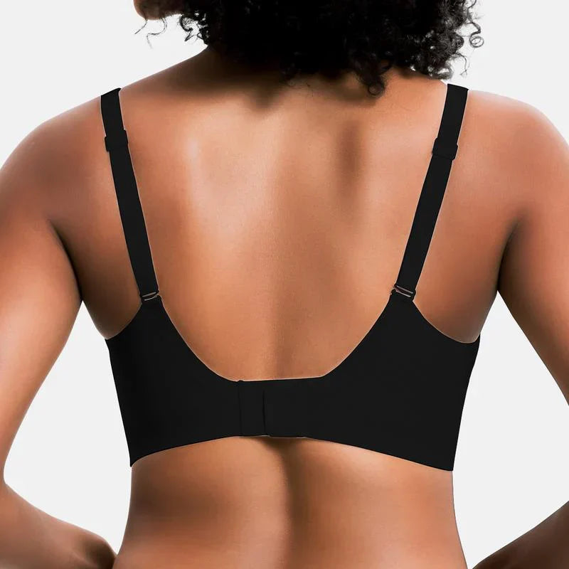 Women’s Wireless Deep V Push-Up Bralette — Ultra-Comfortable T-Shirt Bra