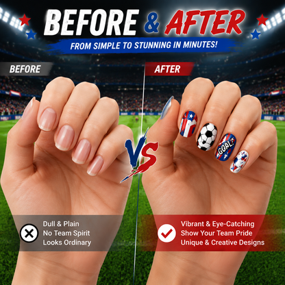 ⚽ Velniva Champion Fan Nail Art Marker Set – 12 Colors for Game Day Team Spirit Nails🏆