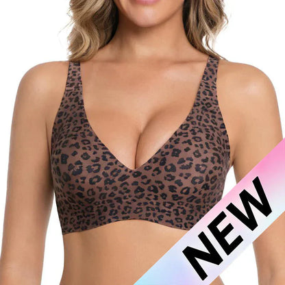 Women’s Wireless Deep V Push-Up Bralette — Ultra-Comfortable T-Shirt Bra