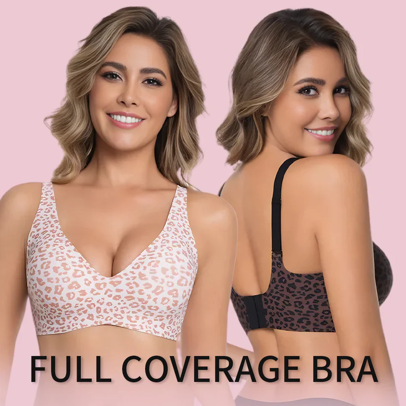 Women’s Wireless Deep V Push-Up Bralette — Ultra-Comfortable T-Shirt Bra