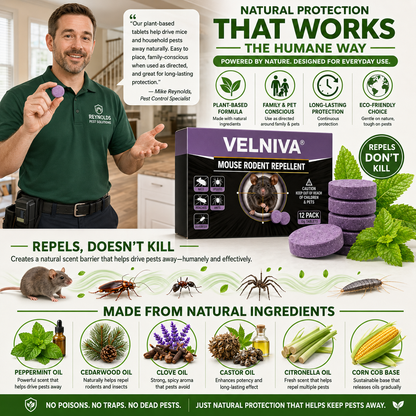 LAST DAY SALE 50%OFF💥Natural NO-MICE Mint Repellent