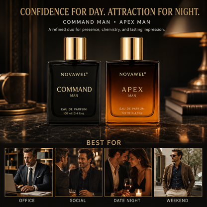 Final 3 Hours: 60% OFF 🔥 COMMAND & APEX: The Pheromone Cologne Set to Seduce Women