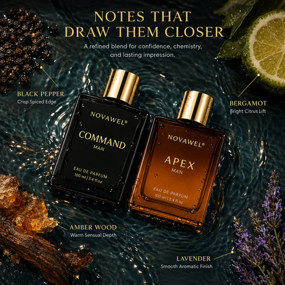 Final 3 Hours: 60% OFF 🔥 COMMAND & APEX: The Pheromone Cologne Set to Seduce Women