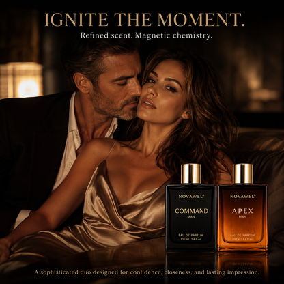 Final 3 Hours: 60% OFF 🔥 COMMAND & APEX: The Pheromone Cologne Set to Seduce Women
