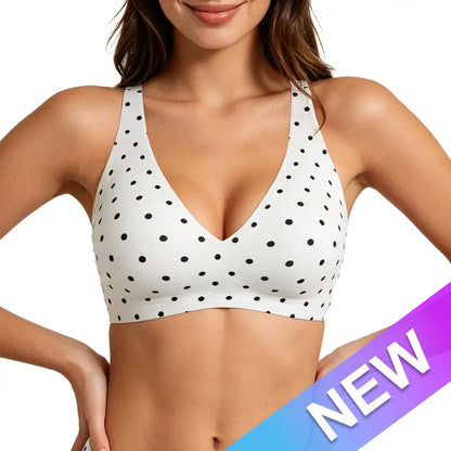 Women’s Wireless Deep V Push-Up Bralette — Ultra-Comfortable T-Shirt Bra