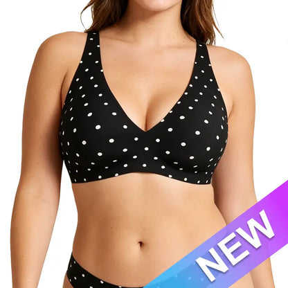 Women’s Wireless Deep V Push-Up Bralette — Ultra-Comfortable T-Shirt Bra
